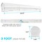 Luxrite 3 FT Linear LED Shop Light 3 CCT Selectable 3500K-5000K 25W 3450LM 0-10V Dimmable UL Listed LR25193-1PK - alternate 6
